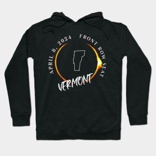 2024 Vermont Eclipse Front Row Seat To Total Darkness Hoodie